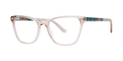 Kensie Blossom Soft Feather Occhiali Da Vista Rosa Per Donna (solo Montatura) In Neutral