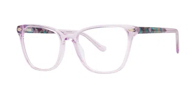 Kensie Blossom Viola Essence Occhiali Da Vista Purple Per Donna (solo Montatura) In Multi