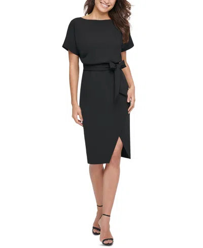 Kensie Blouson Wrap Dress