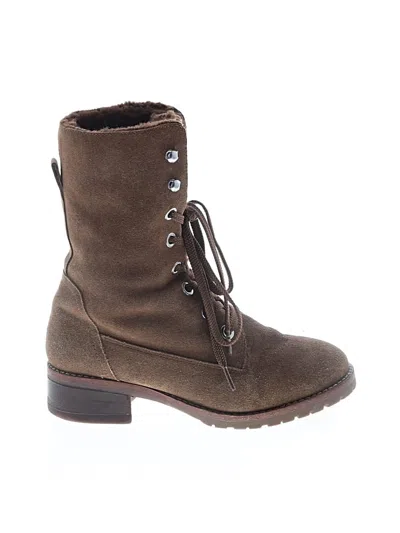 Pre-owned Kensie Boots In Brown