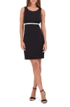 Kensie Bow Back Cutout Dress In Black