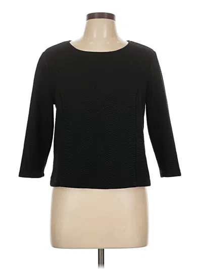 Pre-owned Kensie Cardigan Sweater In Black