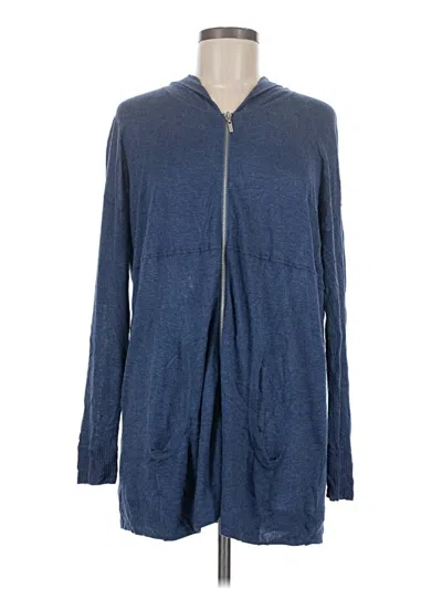 Pre-owned Kensie Cardigan Sweater In Blue