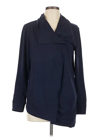 Pre-owned Kensie Cardigan Sweater In Blue