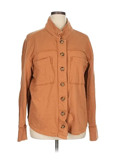 Pre-owned Kensie Cardigan Sweater In Brown