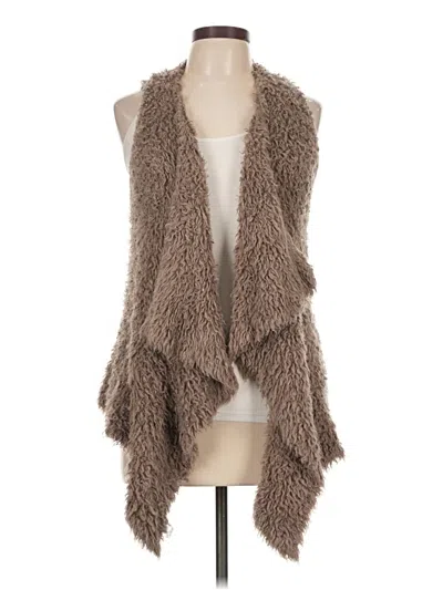 Pre-owned Kensie Cardigan Sweater In Brown