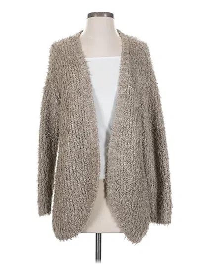 Pre-owned Kensie Cardigan Sweater In Gray