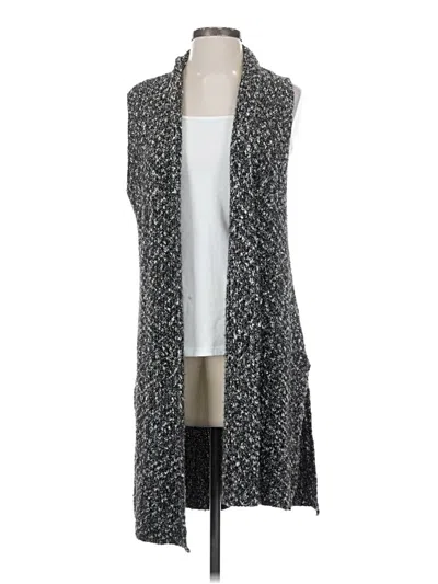 Pre-owned Kensie Cardigan Sweater In Gray