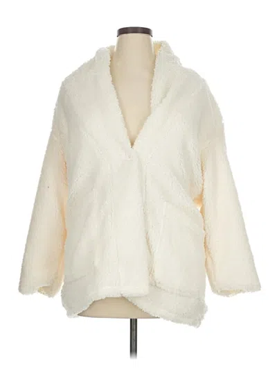 Pre-owned Kensie Cardigan Sweater In Ivory