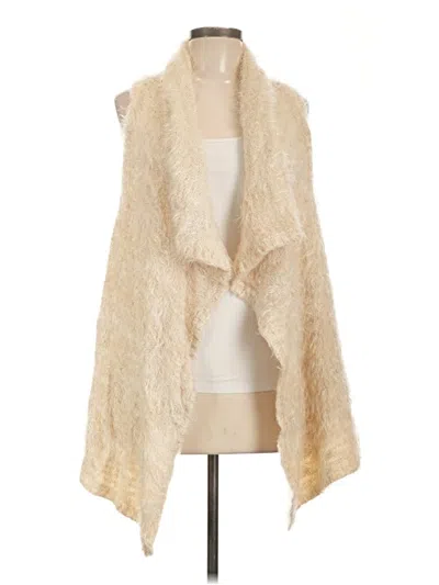Pre-owned Kensie Cardigan Sweater In Ivory