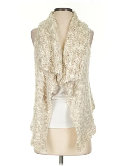 Pre-owned Kensie Cardigan Sweater In Ivory