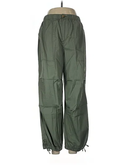 Pre-owned Kensie Cargo Pants In Green