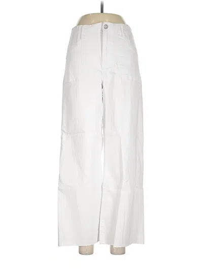 Pre-owned Kensie Cargo Pants In White