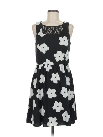 Pre-owned Kensie Casual Dress In Black