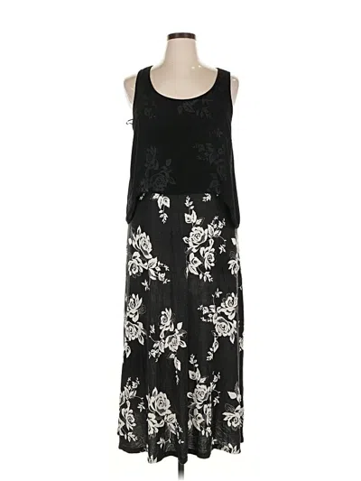Pre-owned Kensie Casual Dress In Black