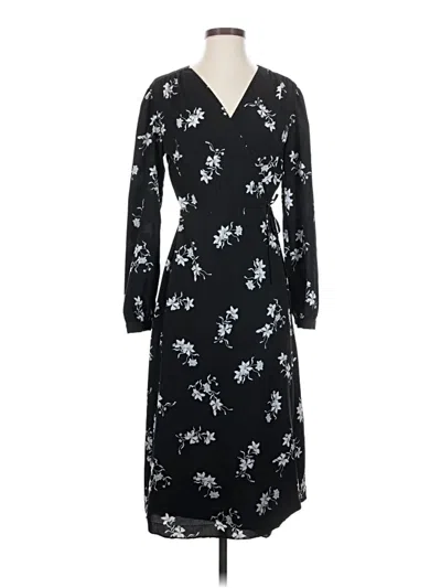 Pre-owned Kensie Casual Dress In Black