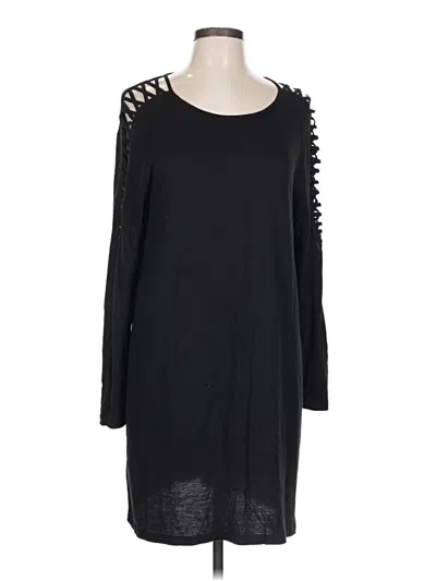 Pre-owned Kensie Casual Dress In Black