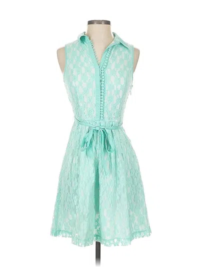 Pre-owned Kensie Casual Dress In Blue