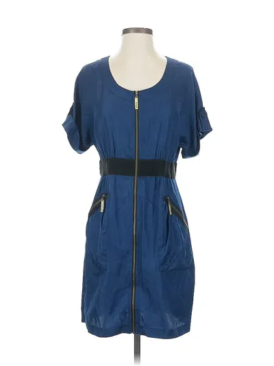 Pre-owned Kensie Casual Dress In Blue
