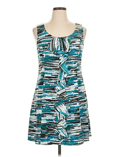 Pre-owned Kensie Casual Dress In Blue