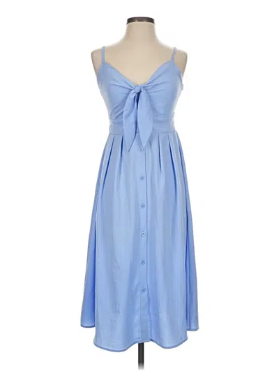 Pre-owned Kensie Casual Dress In Blue
