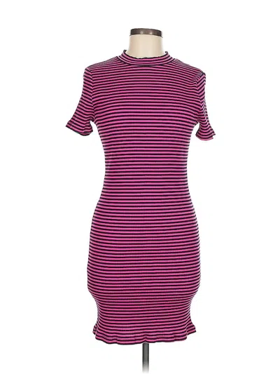 Pre-owned Kensie Casual Dress In Burgundy