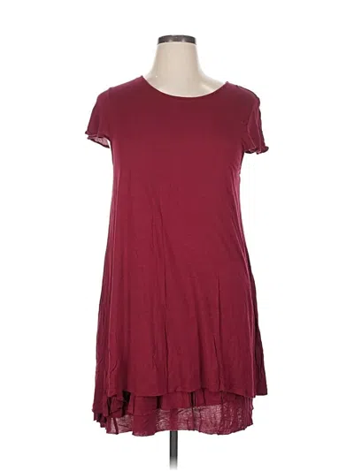 Pre-owned Kensie Casual Dress In Burgundy
