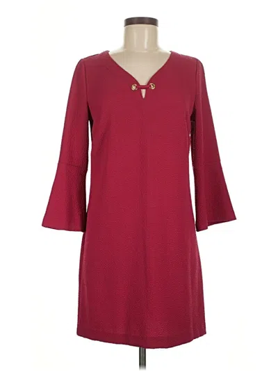 Pre-owned Kensie Casual Dress In Burgundy
