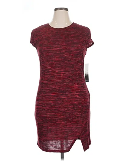 Pre-owned Kensie Casual Dress In Burgundy