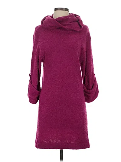 Pre-owned Kensie Casual Dress In Burgundy