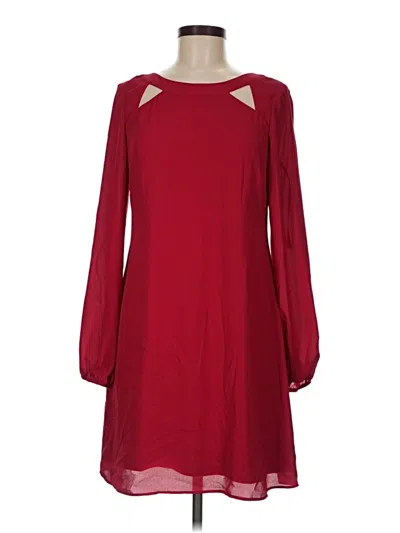 Pre-owned Kensie Casual Dress In Burgundy