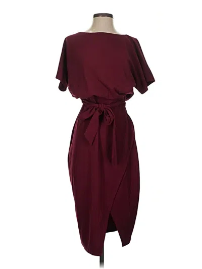 Pre-owned Kensie Casual Dress In Burgundy