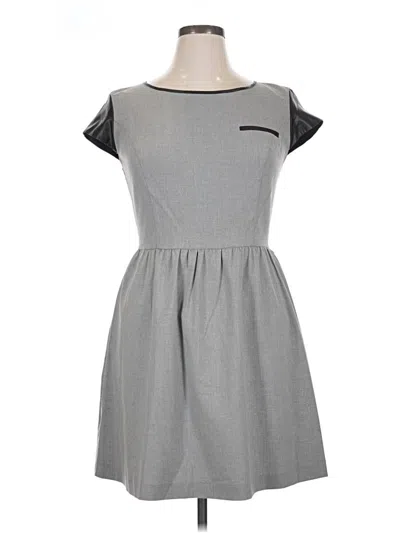 Pre-owned Kensie Casual Dress In Gray