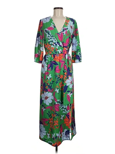 Pre-owned Kensie Casual Dress In Green