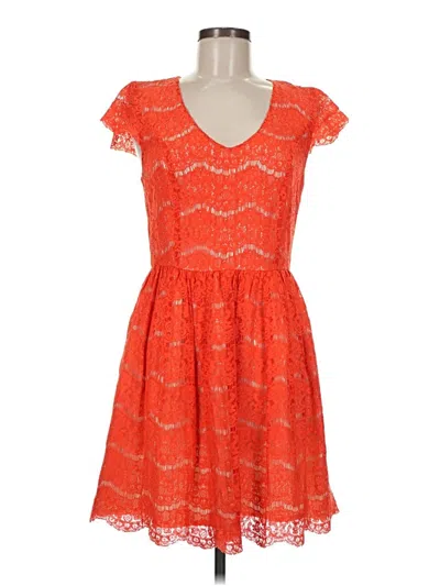 Pre-owned Kensie Casual Dress In Orange