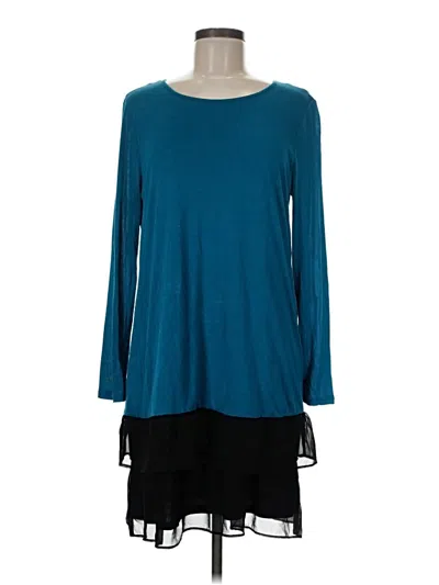 Pre-owned Kensie Casual Dress In Teal