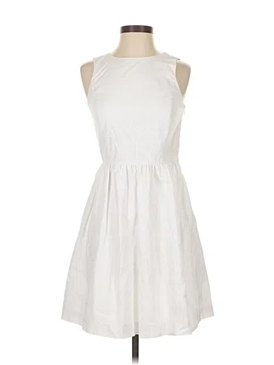 Pre-owned Kensie Casual Dress In White