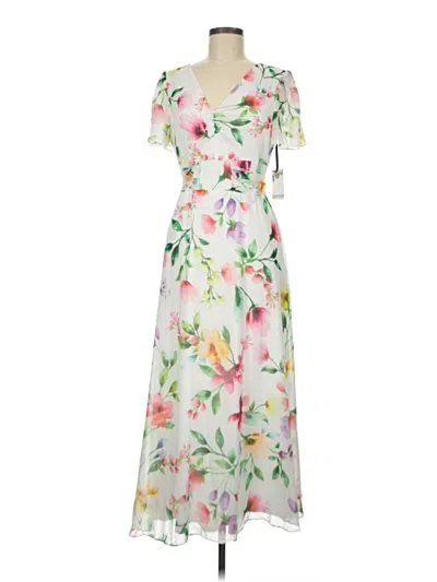 Pre-owned Kensie Casual Dress In White