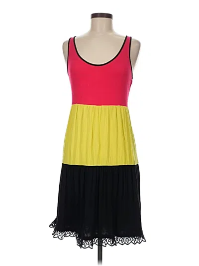 Pre-owned Kensie Casual Dress In Yellow