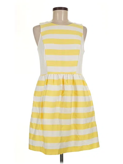Pre-owned Kensie Casual Dress In Yellow