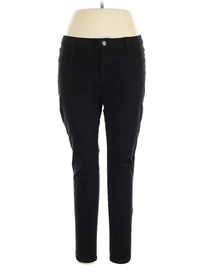 Pre-owned Kensie Casual Pants In Black