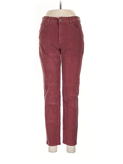 Pre-owned Kensie Casual Pants In Burgundy