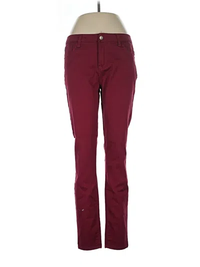 Pre-owned Kensie Casual Pants In Burgundy
