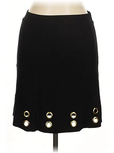 Pre-owned Kensie Casual Skirt In Black