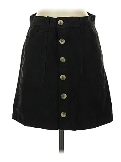 Pre-owned Kensie Casual Skirt In Black