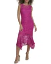 Kensie Chemical Lace Midi Dress