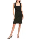 Kensie Chemical Lace Mini Dress In Black