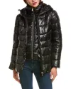 Kensie Cire Down Coat In Black