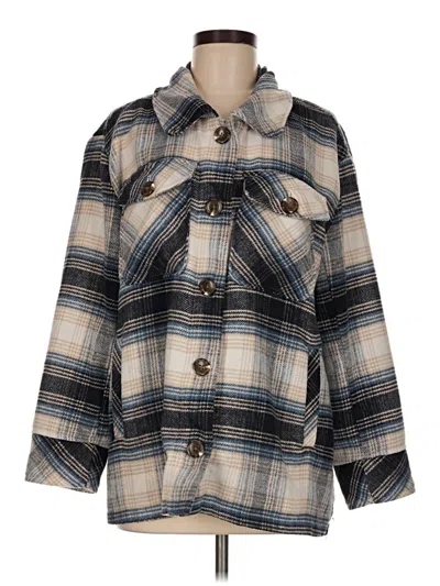 Pre-owned Kensie Coat In Blue