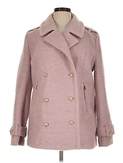 Pre-owned Kensie Coat In Pink
